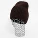 Комплект жіночий зимовий ангоровий на флісі (шапка+шарф+рукавиці) ODYSSEY 55-58 см шоколадний 12817 - 8061 - 4124 юкка фото 3