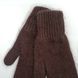 Комплект женский зимний (шарф+варежки) M&JJ One size шоколадный 8061 - 4124 8061 - 4124 фото 3