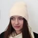 Комплект женский зимний из ангоры на флисе (шапка+варежки) ODYSSEY 55-58 см Кремовый 12842 - 4148 12842 - 4148 фото 5