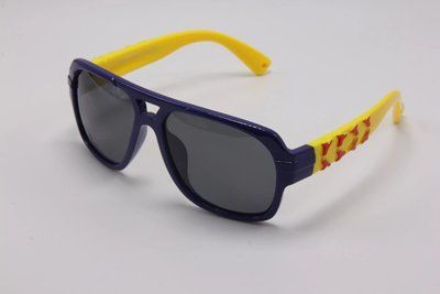 Детские солнцезащитные очки M&J UV400 Синий-Желтый (0107) 0107 фото