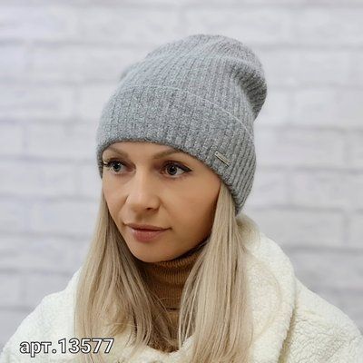 Шапка женская M&JJ ДЖОНИ Серый 13577 13577 фото