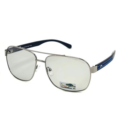 Сонцезахисні окуляри Чоловічі Поляризаційні з фотохромною лінзою JAMES BROWNE сірий 3129 3129 фото