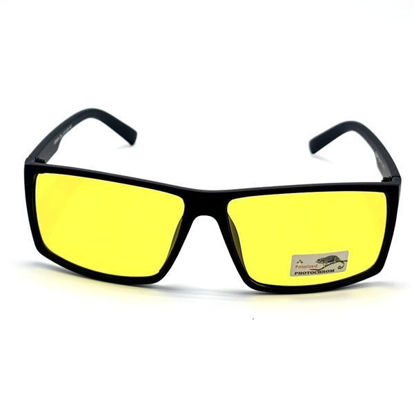 Солнцезащитные очки мужские поляризационные с фотохромной линзой Polarized желтый (317) 317 фото