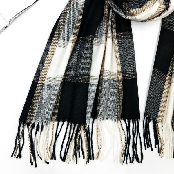 Комплект женский зимний (шарф+перчатки) M&JJ One size серый-черный 8064 - 4001 8064 - 4001 фото
